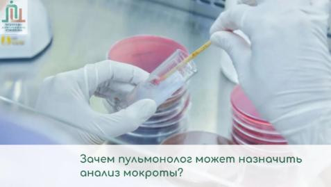 Зачем пульмонолог может назначить анализ мокроты?